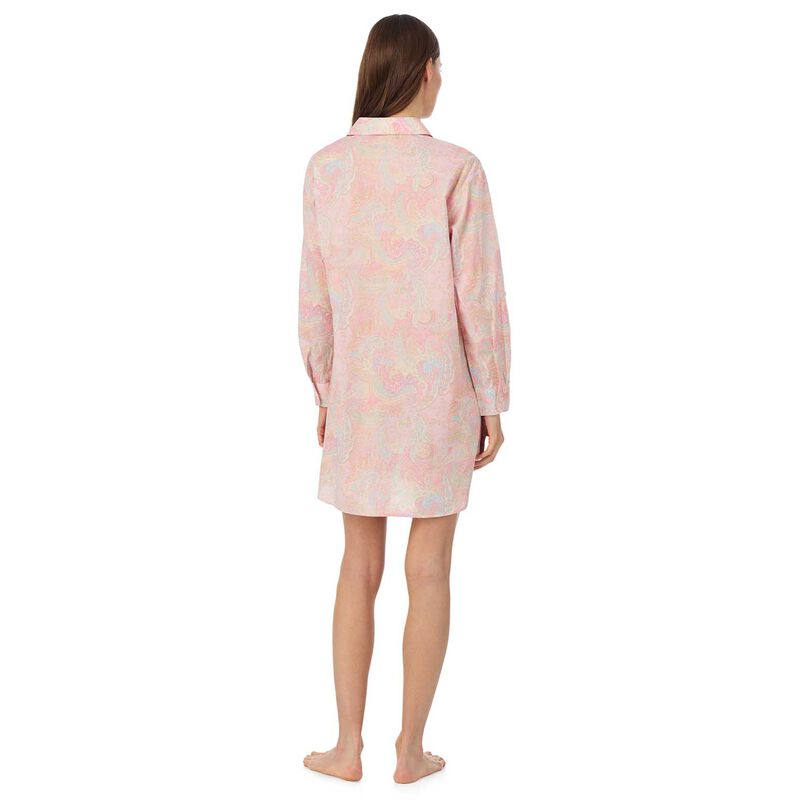 Lauren Ralph Lauren Cotton Lawn L/S His Shirt Sleepshirt image number 1
